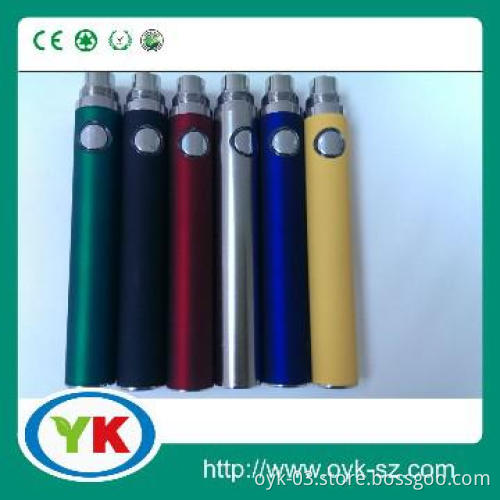 Ego battery for clearomzier electronic cigarette, with flat buttom